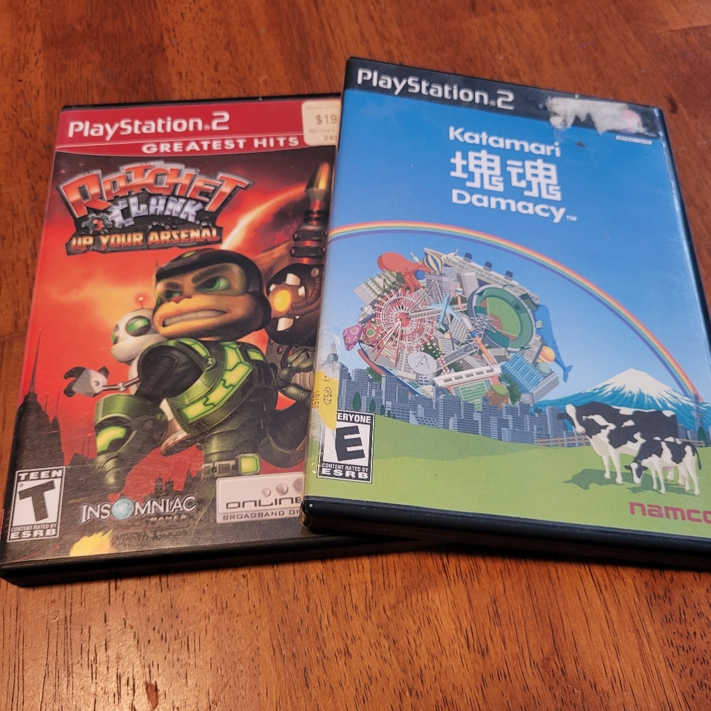 Ratchet and Clank Up Your Arsenal and Katamari Damacy